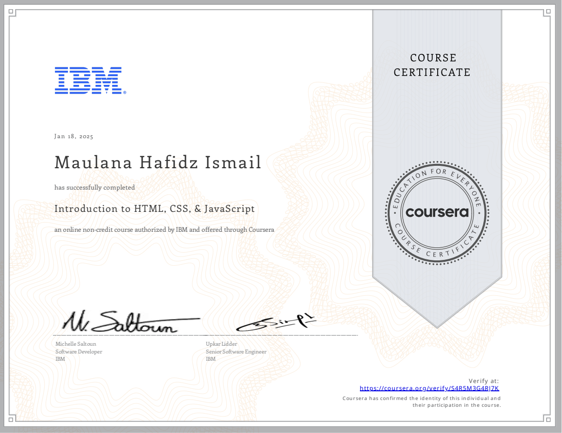 Introduction to HTML, CSS, & JavaScript
